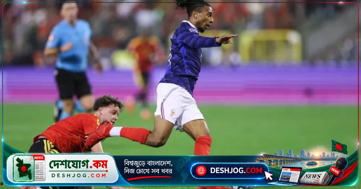 ফ্রান্সের জিদানের তত্ত্বাবধানে বেলজিয়ামকে শেষ মুহূর্তে হারিয়ে গ্রুপ শীর্ষে উঠে দুবারের বিশ্বচ্যাম্পিয়ন