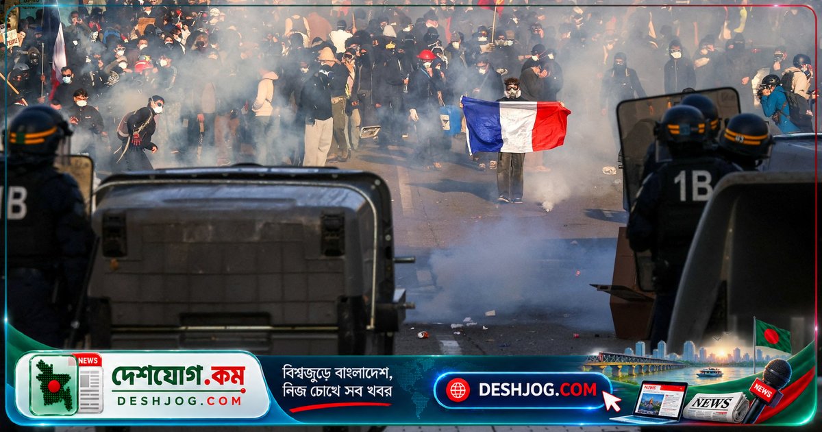 ফ্রান্সের সরকার কেন 'দাঙ্গা' কাহিনীতে লুকিয়ে আছে? শিক্ষার্থীদের প্রতিবাদ ও নির্যাতনের সত্য