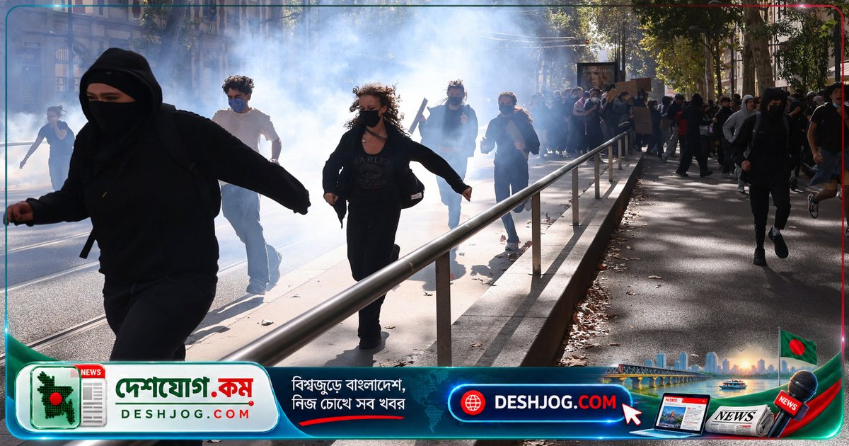 ফ্রান্সে ছাত্র আন্দোলনের কারণে ৫০০টি স্কুল বন্ধ, নিরাপত্তা ভাঙার কারণে পাঠদান স্থগিত
