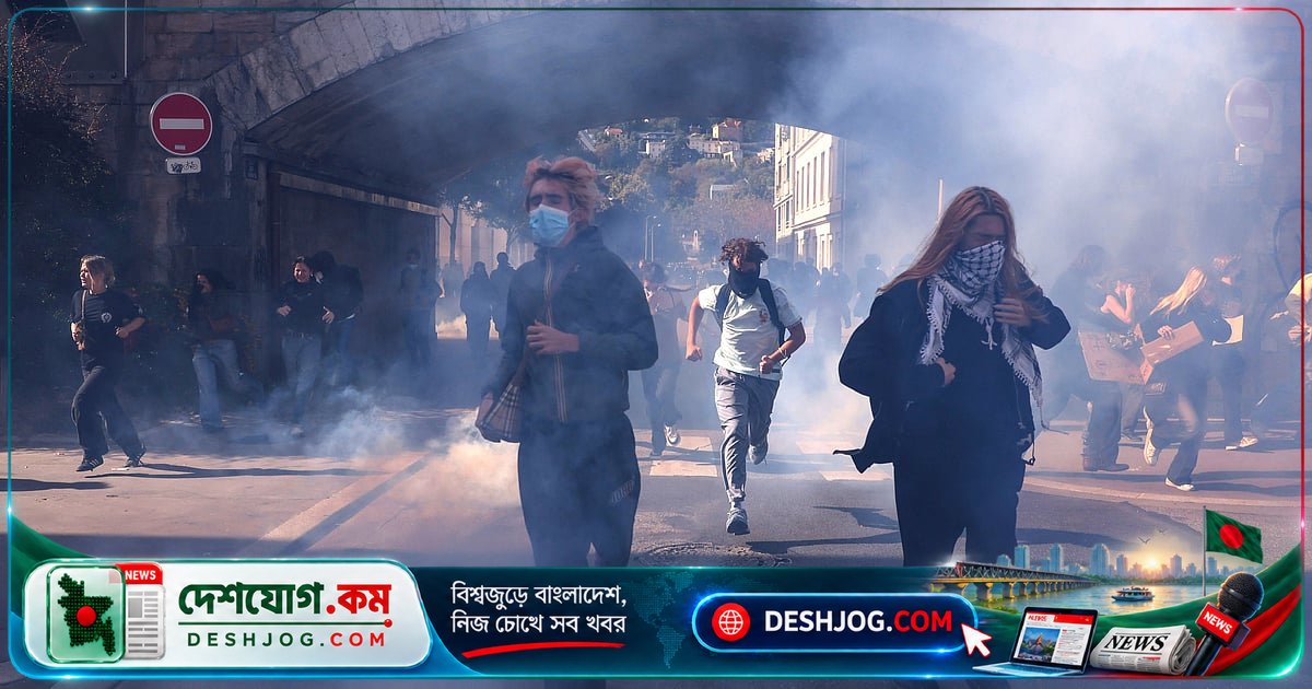 ফ্রান্সে শিক্ষার্থীদের বিক্ষোভে দাঙ্গা, পুলিশের সঙ্গে সংঘর্ষে ৪৮ জন আহত ও ৪৪০ জন আটক