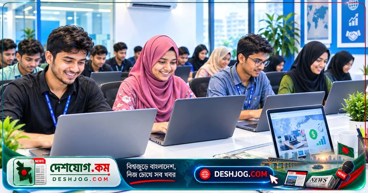 ৬৪ জেলায় বিনামূল্যে ফ্রিল্যান্স প্রশিক্ষণ: ৬০০ ঘণ্টার কোর্সে ২০০ টাকা দৈনিক ভাতা, আবেদন শেষ ১৫ সেপ্টেম্বর