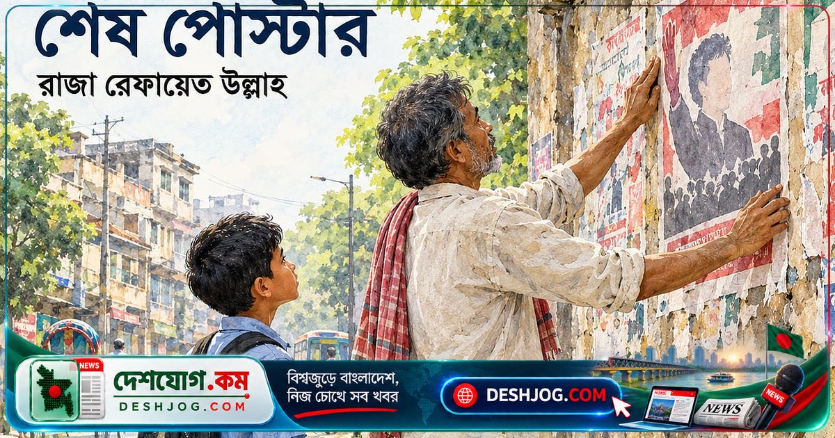 পোস্টারের আঠা থেকে রাজনীতির মাঠে: বাবার ঝামেলা আমার শিক্ষা