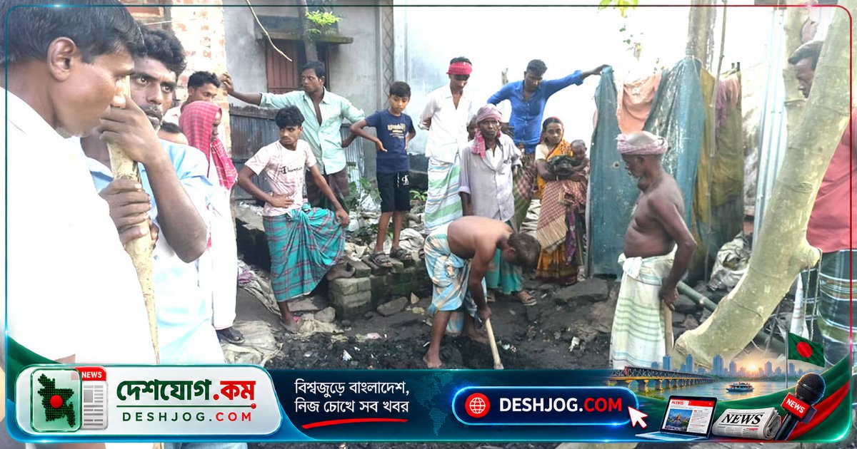 গাইবান্ধার জমি বিরোধে দুধ লালের দাফনে বাধা, পুলিশ হস্তক্ষেপে শেষমেশ সমাধি