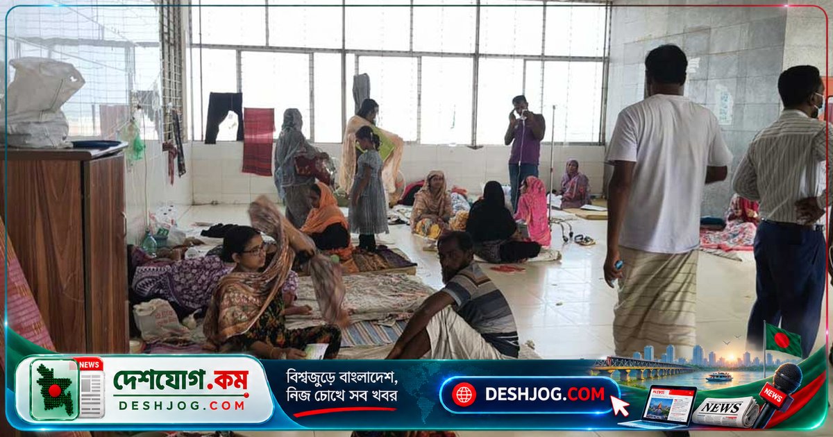 গাজীপুরে ডেঙ্গু মহামারী: হাসপাতালে শয্যা সংকটে রোগীরা মেঝেতে চিকিৎসা নিচ্ছে, সিটি করপোরেশন নীরব