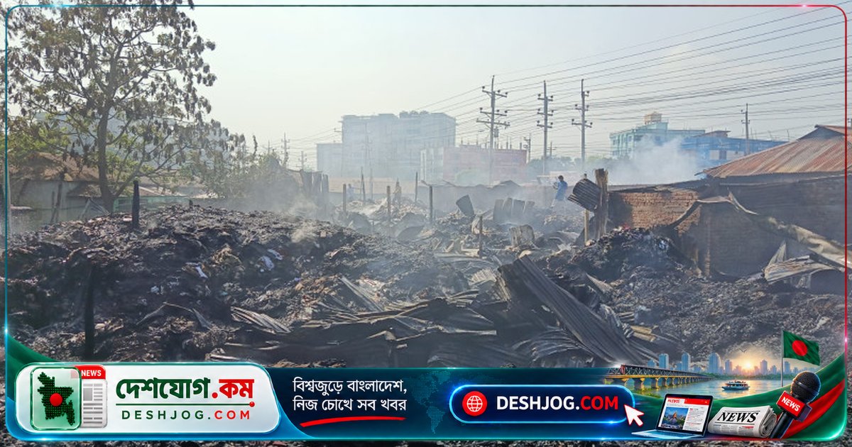 গাজীপুরের শ্রীপুরে গভীর রাতে মসজিদসহ ২০ দোকান পুড়ে ছাই, আগুনের কারণ ও ক্ষয়ক্ষতি তদন্তে