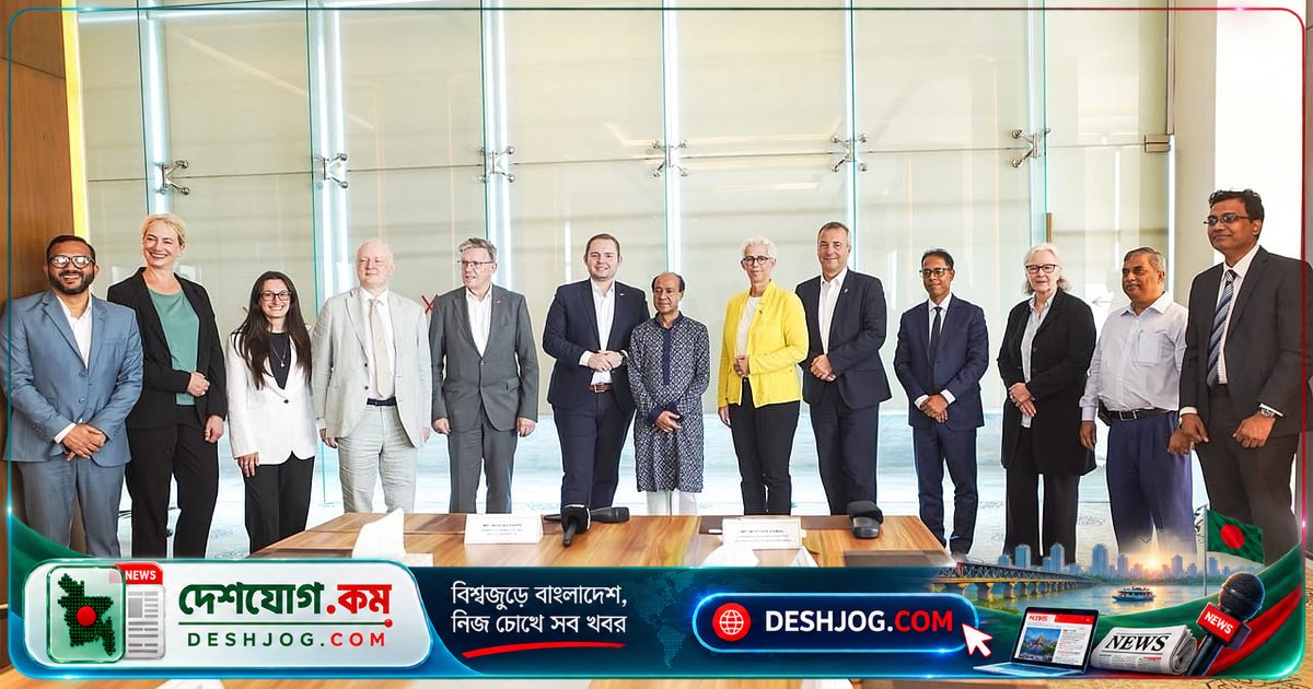 জার্মান সংসদ সদস্যদল পরিদর্শন করে মেঘনা ইকোনমিক জোনে জার্মান প্রযুক্তির অগ্রগতি