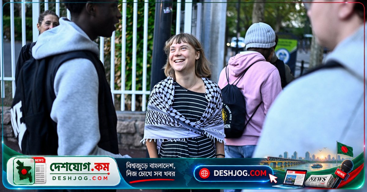 ফ্রান্সের শিক্ষার্থী আন্দোলনে যোগ দেন গ্রেটা থানবার্গ: ‘আমাদের ভবিষ্যৎ চুরি হচ্ছে’