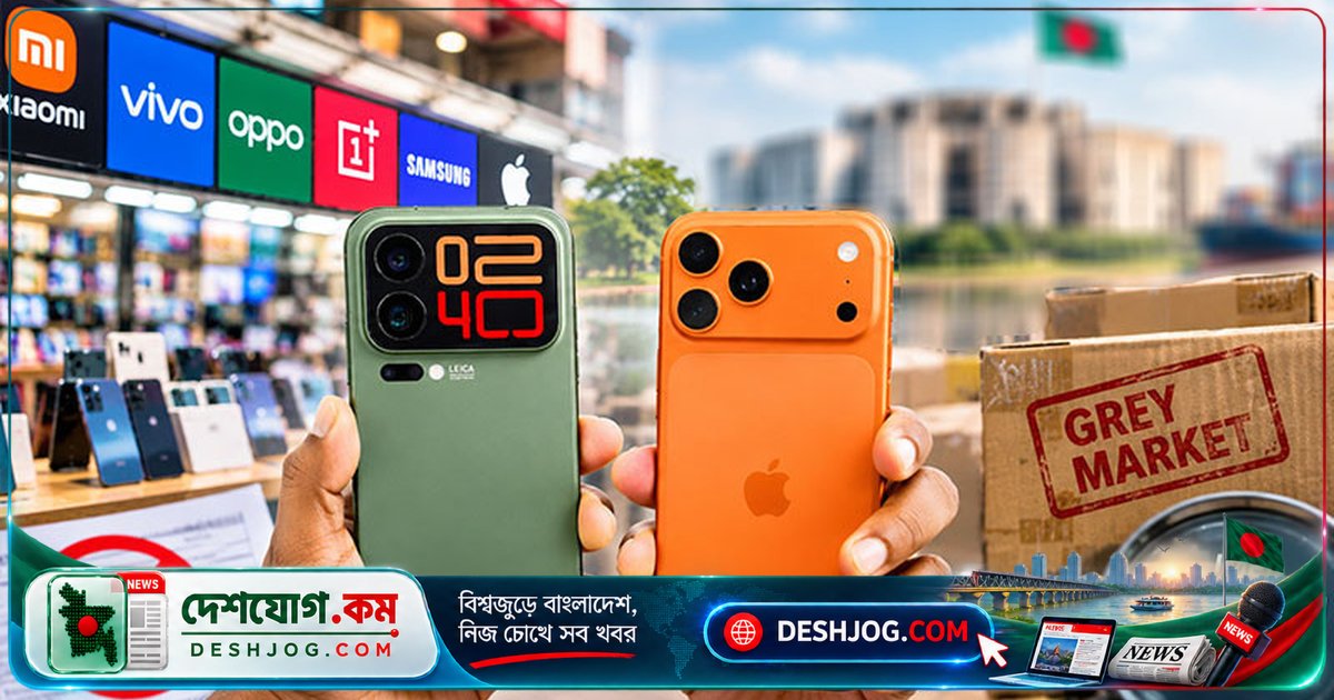 গ্রে মার্কেটে শাওমি, ভিভো ও আইফোনসহ সব স্মার্টফোনের আধিপত্য, বাজারের ৪০‑৫০% দখল