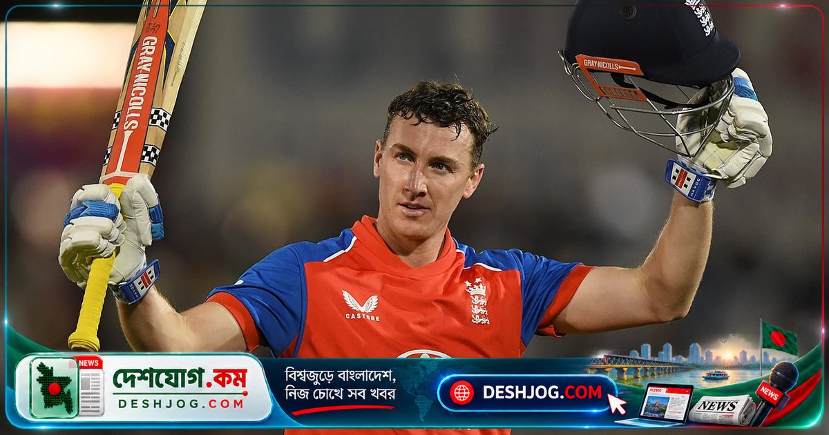 হ্যারি ব্রুক ৪২ বলে সেঞ্চুরি করে শ্রীলঙ্কাকে ১১৯ রানে হারিয়ে দিলেন ইংল্যান্ড
