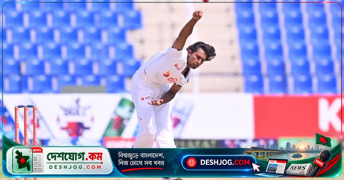 আবুধাবিতে টেস্টে হ্যাটট্রিক ও ৫ উইকেট নিয়ে হাসান মাহমুদ বাংলাদেশের শীর্ষ পেসার হয়ে উঠছেন
