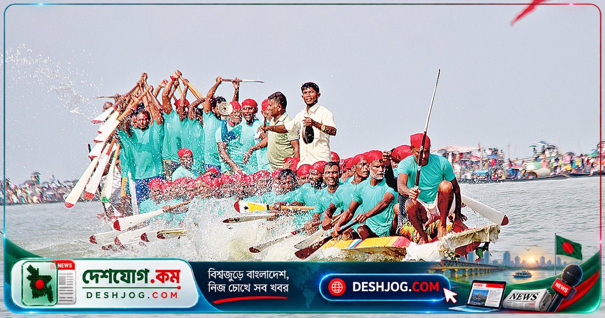 হাওরের ঐতিহ্যবাহী নৌকাবাইচের আয়োজন