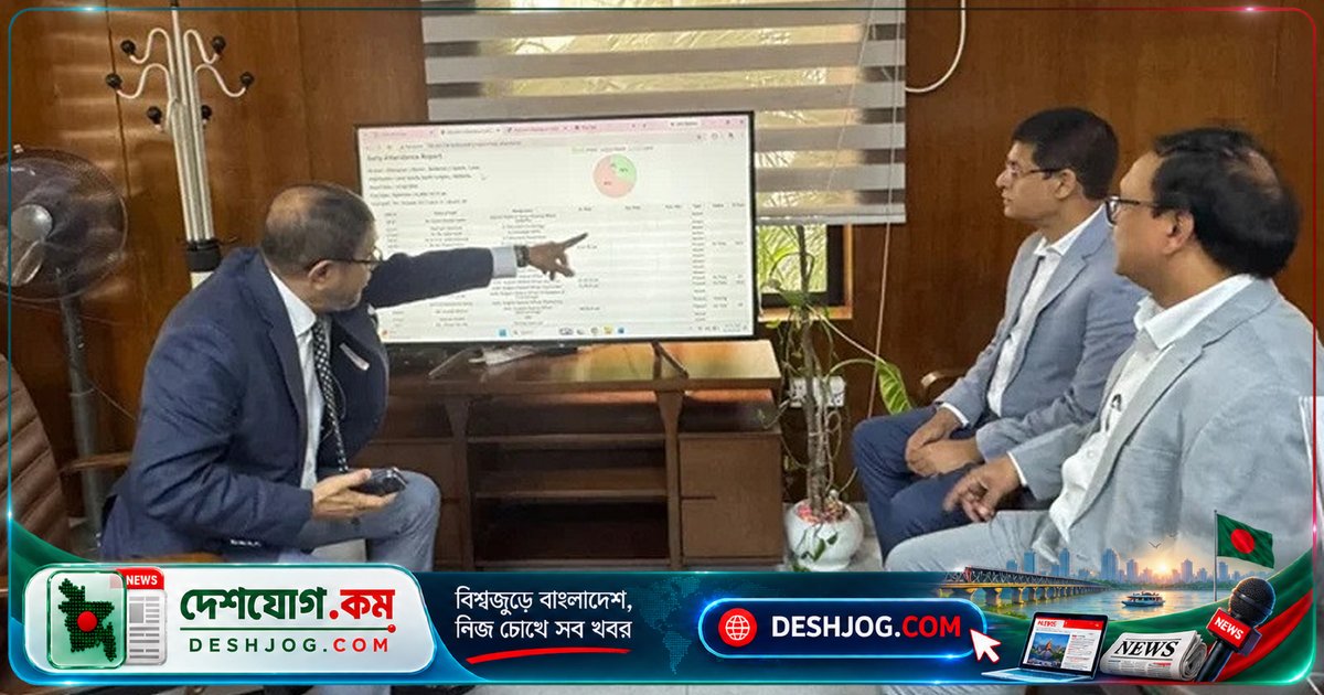 স্বাস্থ্যমন্ত্রী নিজ কার্যালয় থেকে ডিজিটাল হাজিরা মনিটরিং: অনুপস্থিত কর্মীদের বিরুদ্ধে নোটিশের নির্দেশ