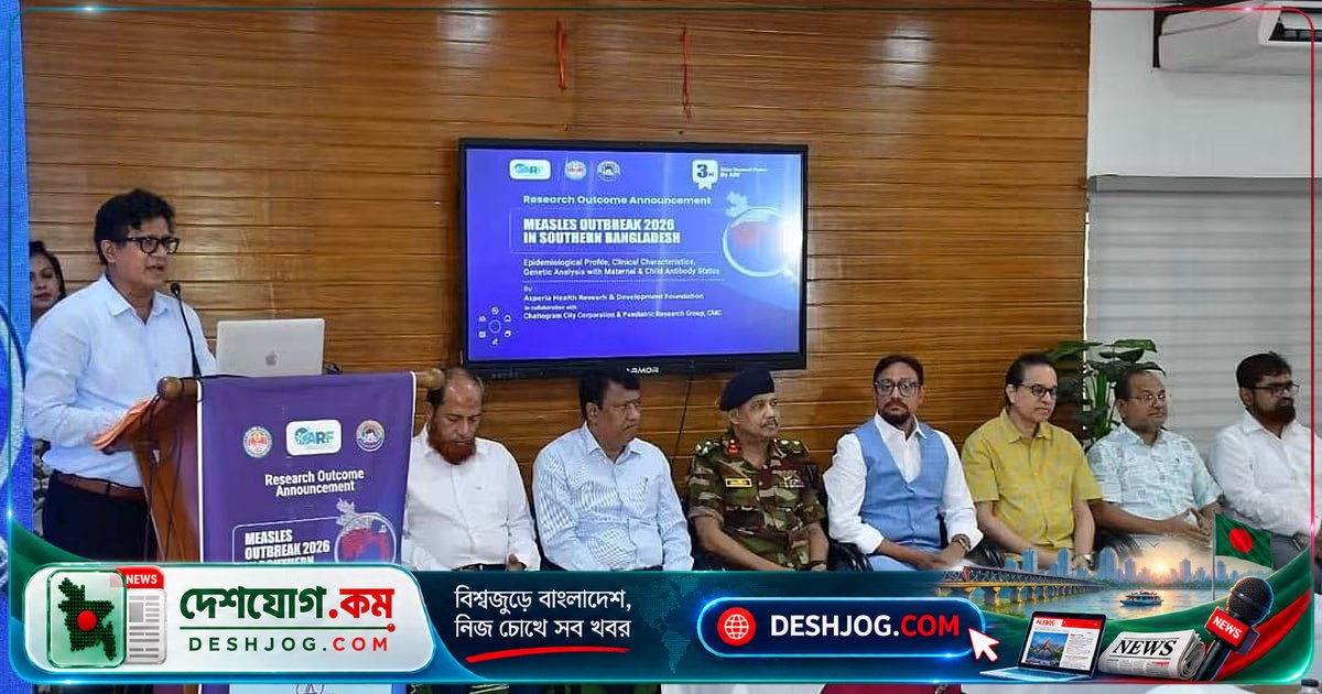 হাসপাতালে সংক্রমিত শিশুদের ৫৯% হামে আক্রান্ত: গবেষণা প্রকাশ