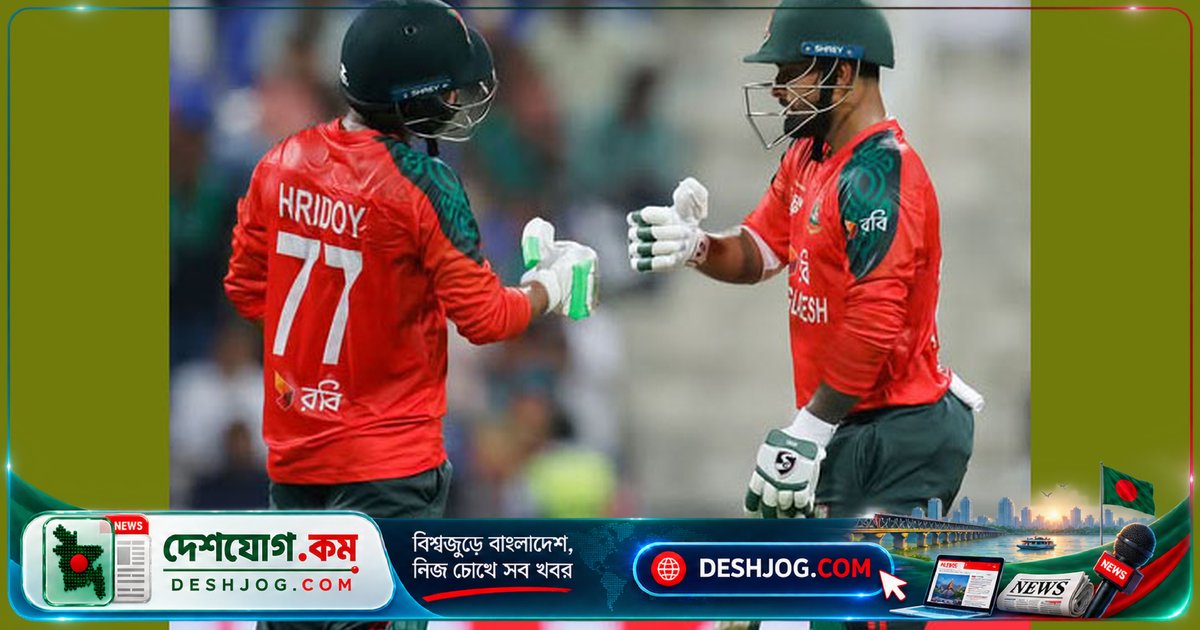 আইসিসি র্যাঙ্কিংয়ে পিছিয়ে গেলেন বাংলাদেশের টি-টোয়েন্টি ব্যাটাররা: লিটন দাস ৬৫তম, হৃদয় ৩৩তম