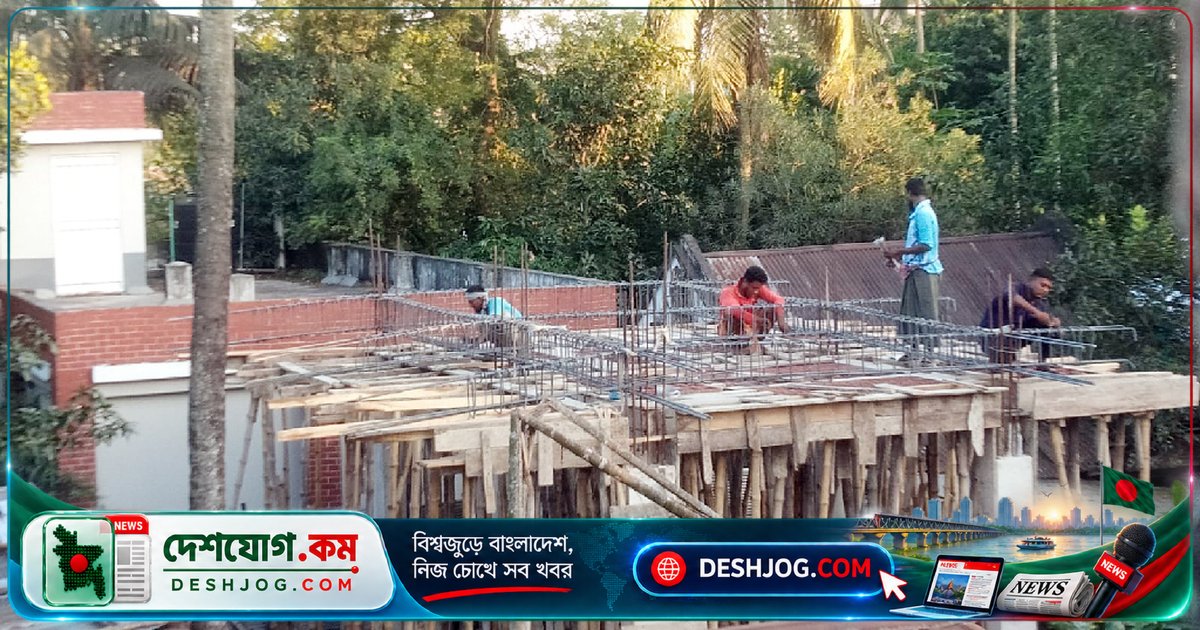 রংপুরের বদরগঞ্জে সরকারি জমিতে অবৈধ ভবন নির্মাণ: উপজেলা কর্মকর্তার নির্দেশ উপেক্ষা করে চলছে কাজ