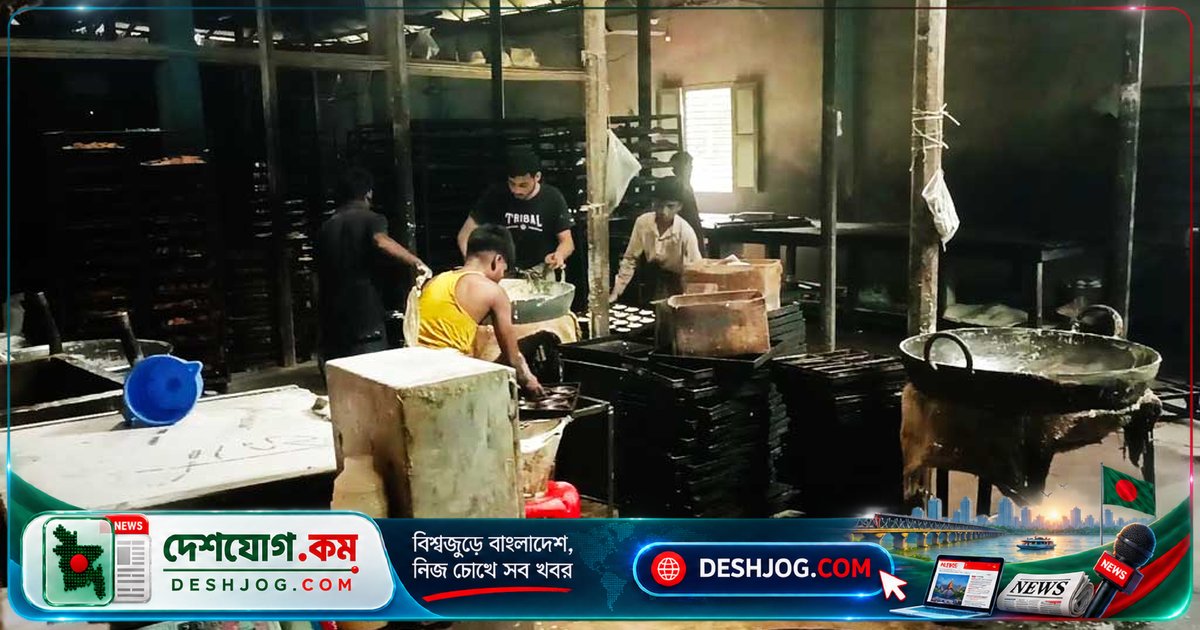 লক্ষ্মীপুরে টিনশেড কারখানায় ৩০ ধরনের খাদ্য তৈরি, স্বাস্থ্যবিধি মেনে না নেওয়া