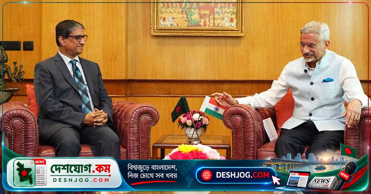 ভারতের পররাষ্ট্রমন্ত্রী জয়শঙ্কর বিদায়ী বাংলাদেশ হাইকমিশনারের সাথে দিল্লিতে সাক্ষাৎ