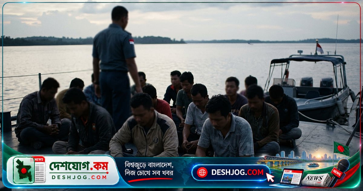 মালয়েশিয়া থেকে অবৈধ সীমান্ত পাড়ি দিতে আট বাংলাদেশি সহ ১৬ অভিবাসী শ্রমিকের আটক ইন্দোনেশিয়া