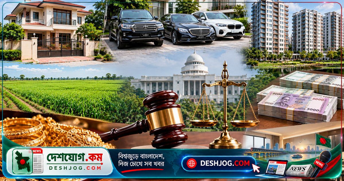 আন্তর্জাতিক ট্রাইব্যুনালের মৃত্যুদণ্ডপ্রাপ্ত ৫ নেতার সম্পদ বাজেয়াপ্ত: জুলাই পরিবারকে ক্ষতিপূরণে দেওয়ার আদেশ