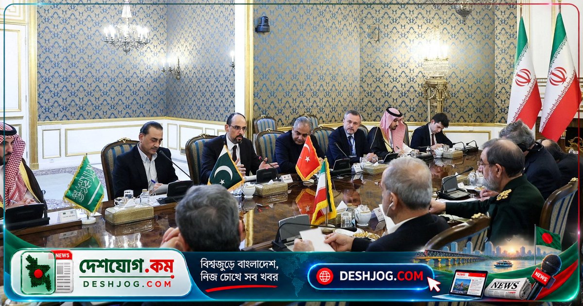 হুথীদের হামলার মধ্যেও ইরান, সৌদি, তুরস্ক ও পাকিস্তান নতুন আলোচনার সিদ্ধান্ত: অঞ্চলীয় শান্তি ও নিরাপত্তার জন্য চুক্তি