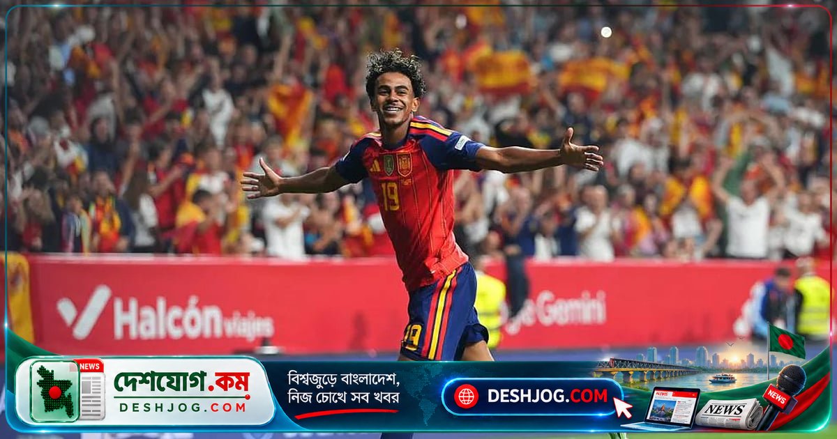 ইয়ামালের তৃতীয় গোল: স্পেন চেক প্রজাতন্ত্রকে ৩-১ গোলে হারিয়ে উয়েফা নেশনস লিগে টানা জয় পায়