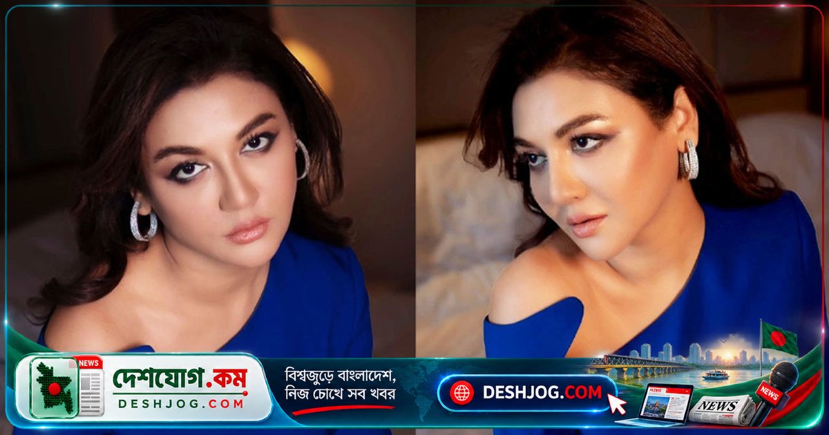 নীলের আবেশে জয়া আহসান: সময়ের বিপরীতে যেন বয়স কমছে