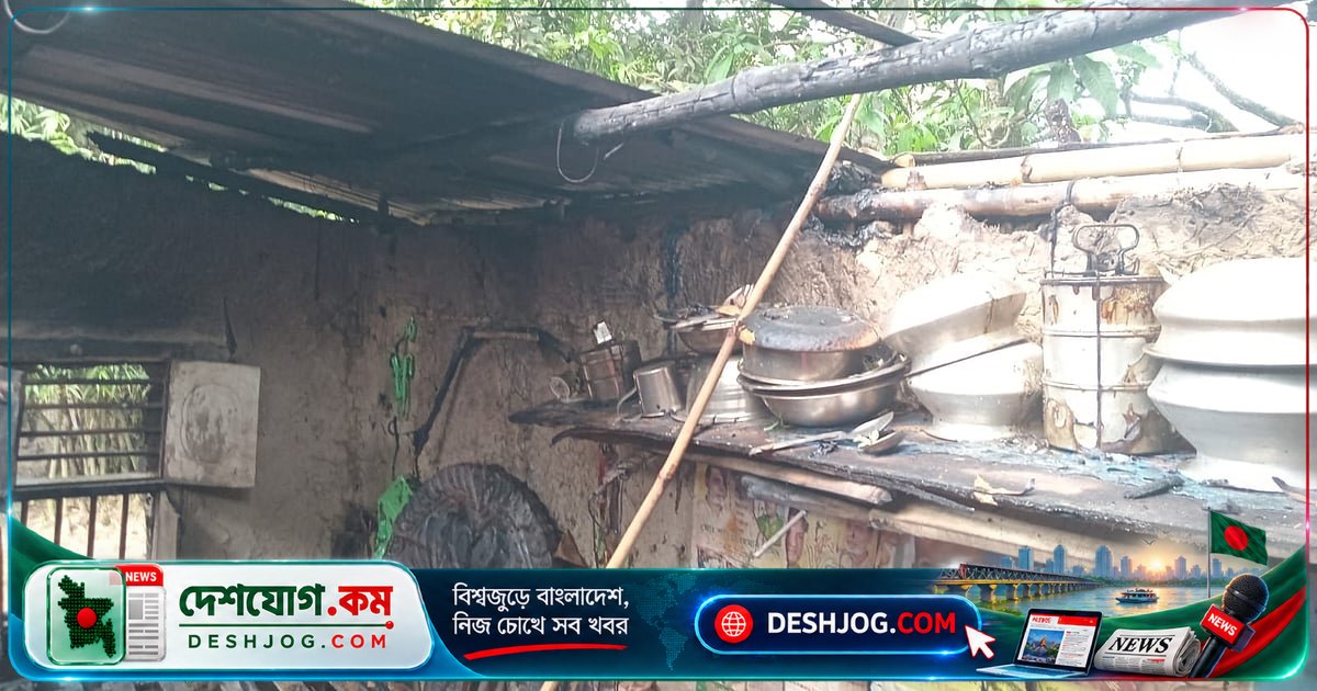 জয়পুরহাটের বিধবা নুরজাহান: শর্টসার্কিটে পুড়ে গেল বাড়ি, শুধু পরনের কাপড় বেঁচে গেল