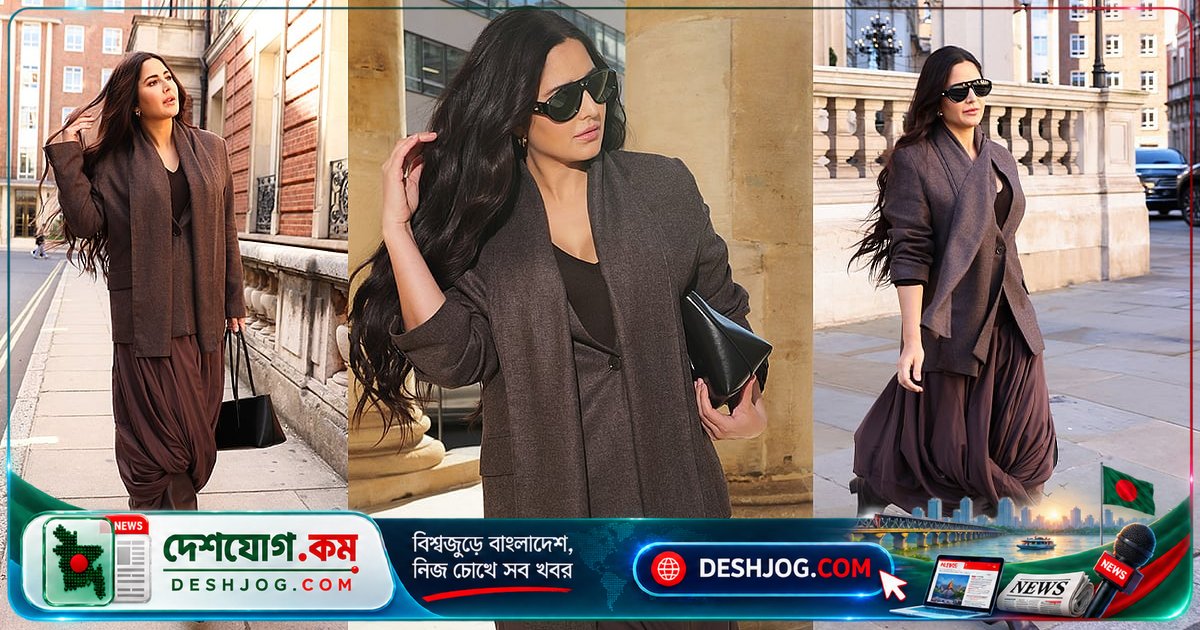 লন্ডনে মা হওয়ার পর ক্যাটরিনার মিনিমাল স্টাইল: টোটেমের পোশাকে আকর্ষণীয় উপস্থিতি
