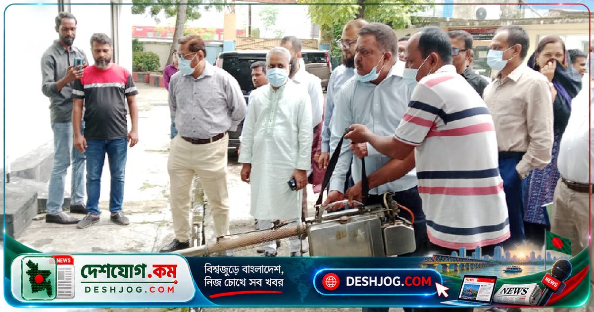 খুলনায় ডেঙ্গু মহামারির আশঙ্কায় জনকল্যাণমুখী সরকারের উদ্যোগে মশকনিধন অভিযান শুরু