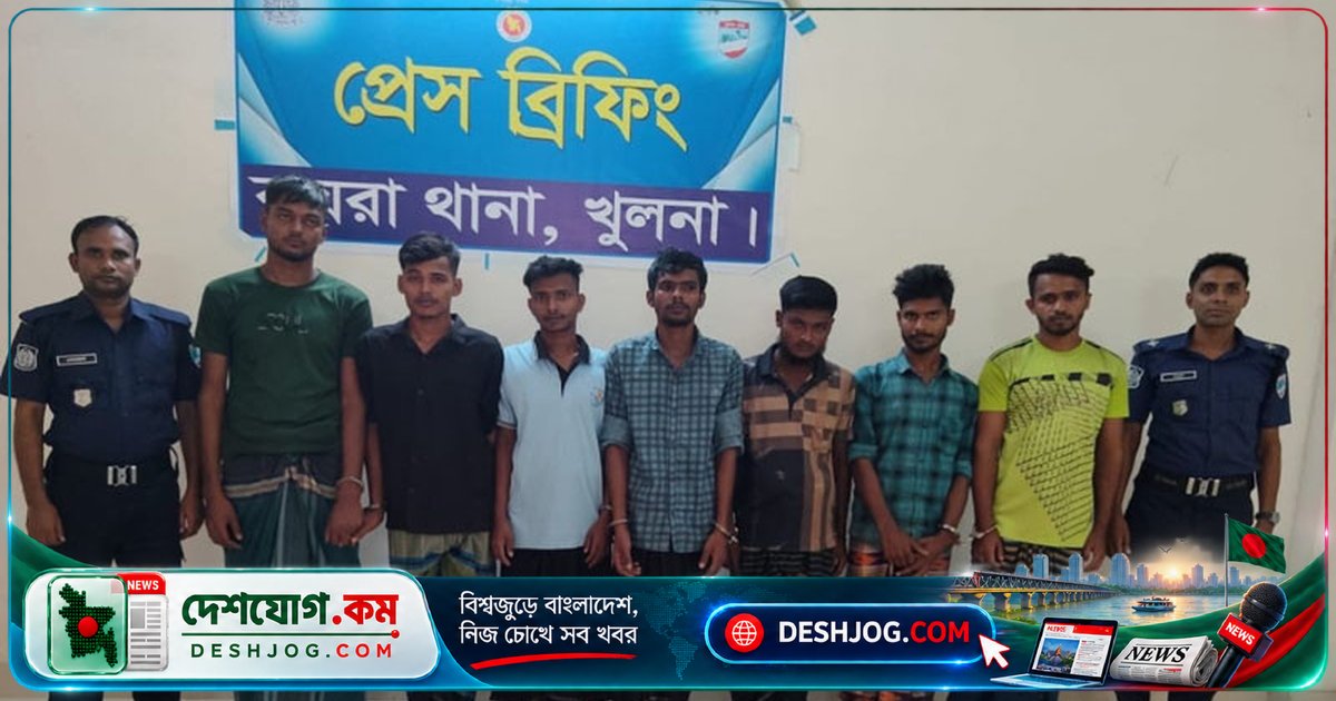 খুলনার কয়রায় অনলাইন জুয়া খেলায় জড়িত ৬ জনের আটক, মোবাইল জব্দ