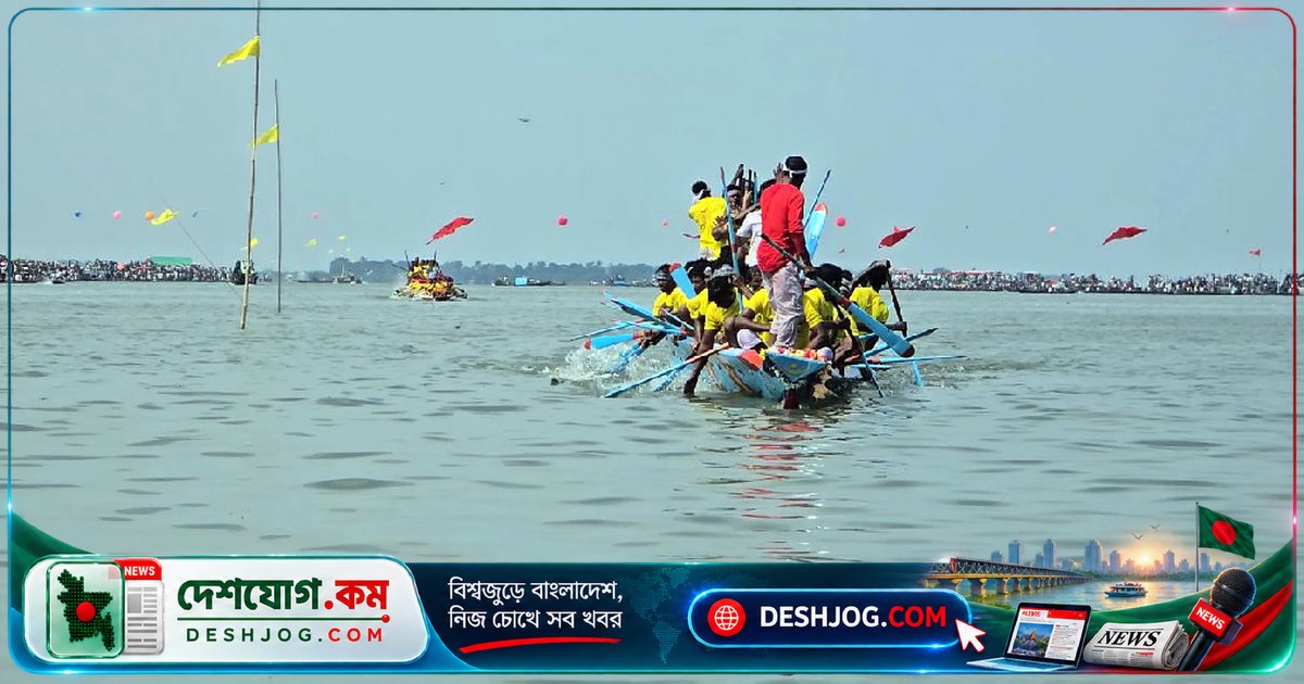 ৫০০ বছরের ঐতিহ্য ফিরে এসেছে: কিশোরগঞ্জের ইটনা সুরমা নদীতে নৌকাবাইচে জনসমুদ্র