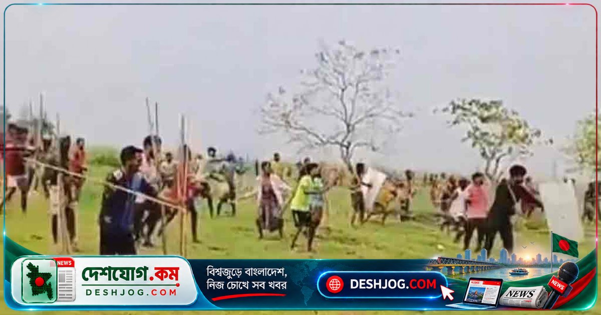 কিশোরগঞ্জে পূজা বিরোধে সালিশ মাঠে সংঘর্ষে ৩০ জন আহত, চেয়ারম্যানের উপস্থিতিতে দাঘাতের দৃশ্য