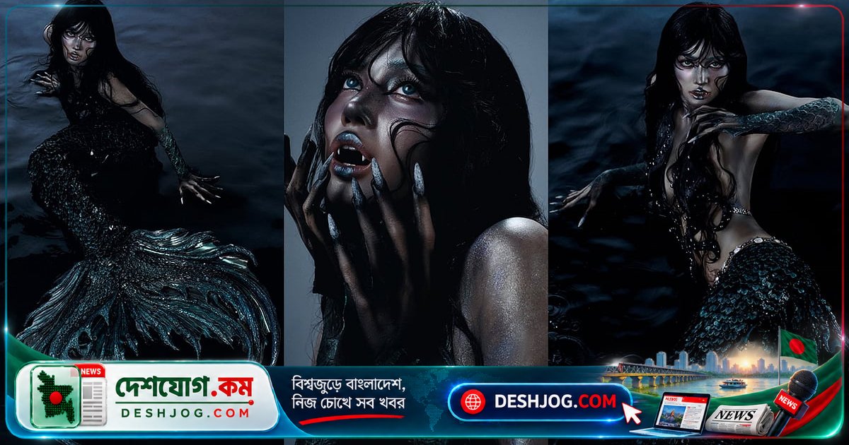 হ্যালোউইনে জলপরির ভয়ঙ্কর রূপে চমকে দিলেন কে-পপের জনপ্রিয় তারকা লিসা