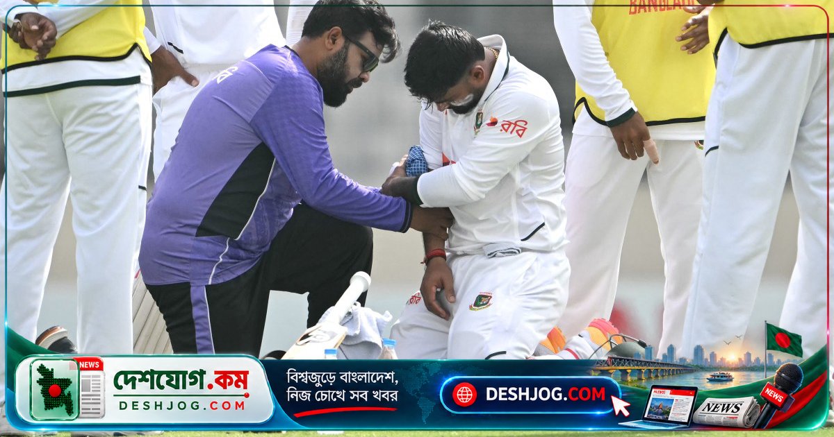 লিটনের আঘাতের কারণে মাঠ ছেড়ে যান উইকেটরক্ষক: টেস্টে বাংলাদেশের দুর্ঘটনাময় ইনিংস