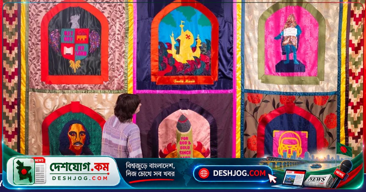 লন্ডনের ঐতিহাসিক মসজিদের ছাদে বুনন: মুসলিম ইতিহাস ও আজকের বৈষম্যের গল্প