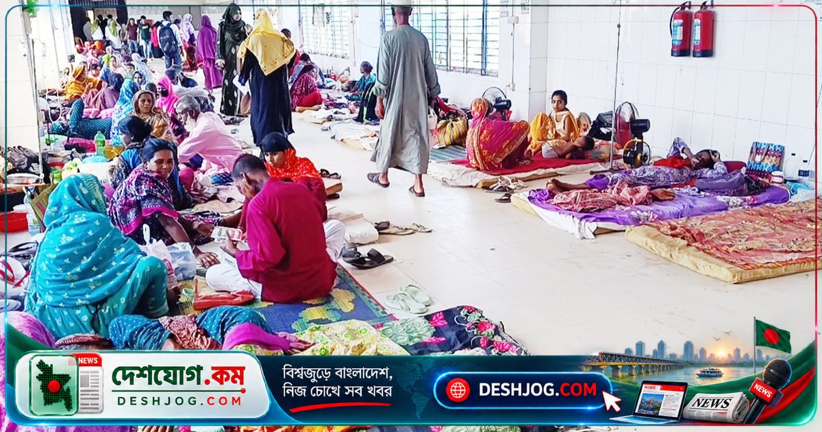 মাগুরা হাসপাতালে শিশু ওয়ার্ডে শয্যাসংকট: মেঝেতে বিছানা পেতে চিকিৎসা নিচ্ছে অসুস্থ বাচ্চারা