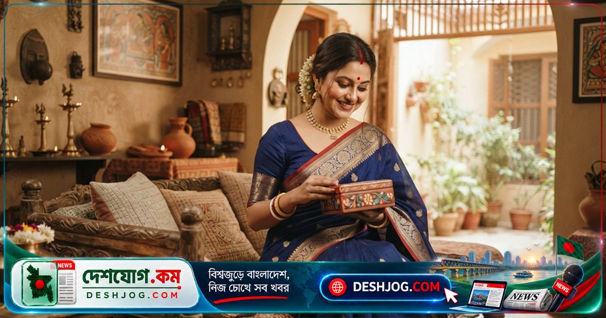 মহাসপ্তমীর সাজে ঐতিহ্য ও আধুনিকতার সৌন্দর্য মিশ্রণ: পোশাক থেকে অলংকারের গাইড