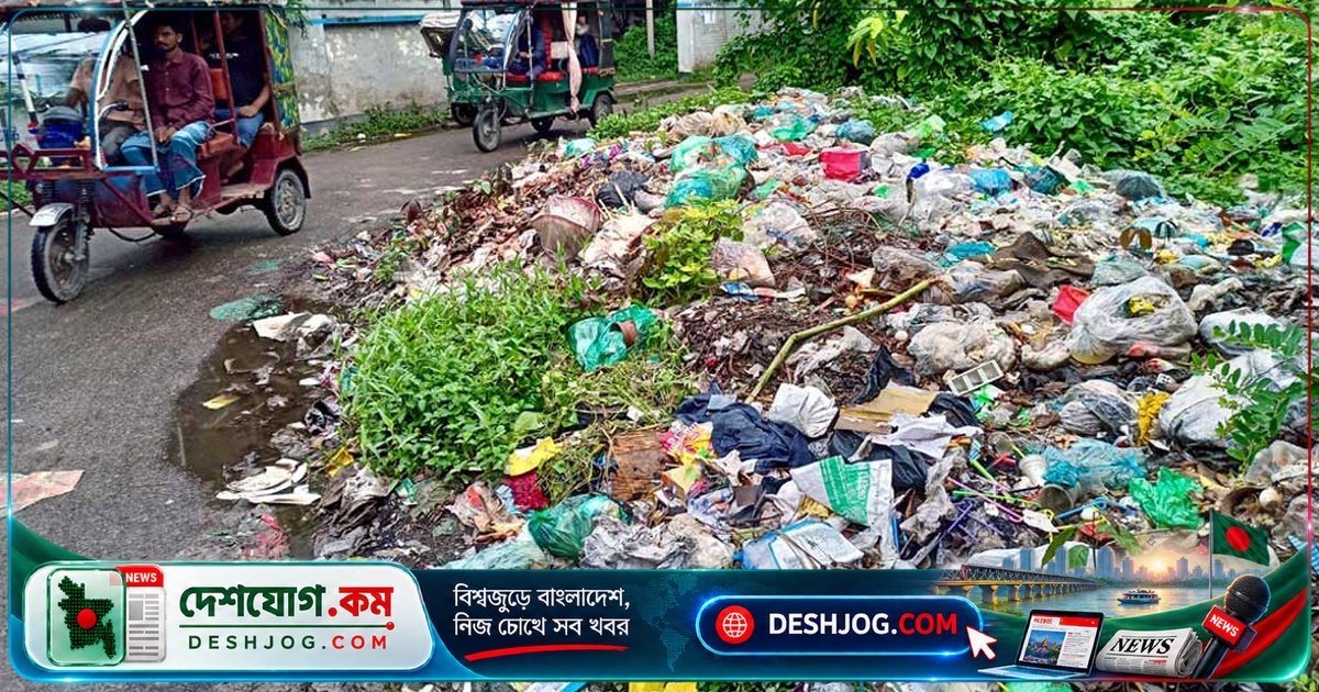 মানিকগঞ্জের আরিচা বন্দর এলাকায় ময়লা-আবর্জনার স্তূপে হুমকিতে জনস্বাস্থ্য