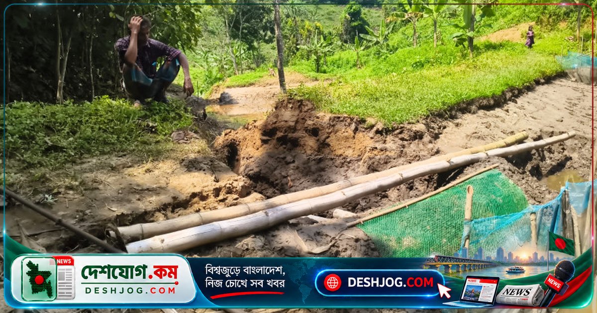 খাগড়াছড়ির মাটিরাঙ্গায় রাতের আঁধারে মাছের লেকের বাঁধ কেটে দেওয়া: দরিদ্র কৃষকের ৭ লাখ টাকার ক্ষতি