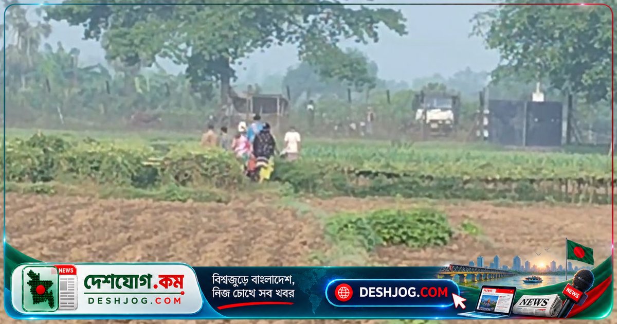 মেহেরপুর সীমান্তে ভারতীয় সীমান্তরক্ষীর পুশইন চেষ্টা ব্যর্থ, বিজিবি প্রতিরোধে ৬ জনকে ফিরিয়ে দেয়