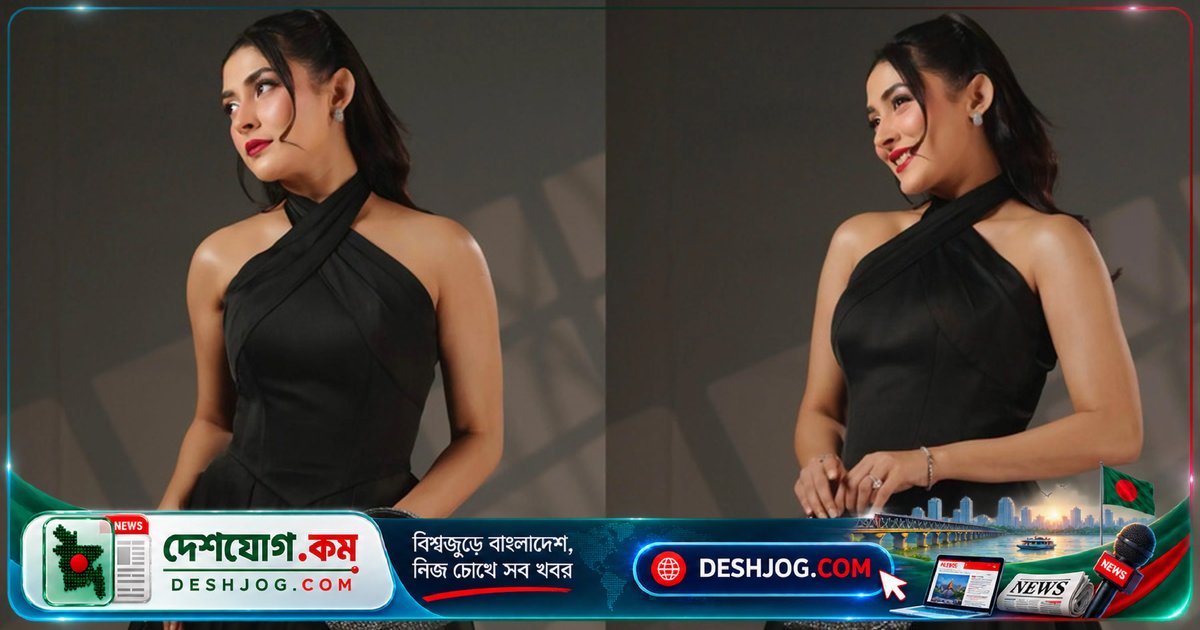 মেহজাবীন চৌধুরীর কালো গাউন ও সাদা গোলাপের ছবি ভক্তদের মুগ্ধ করে রেখেছে পুরস্কার অনুষ্ঠানের আগে