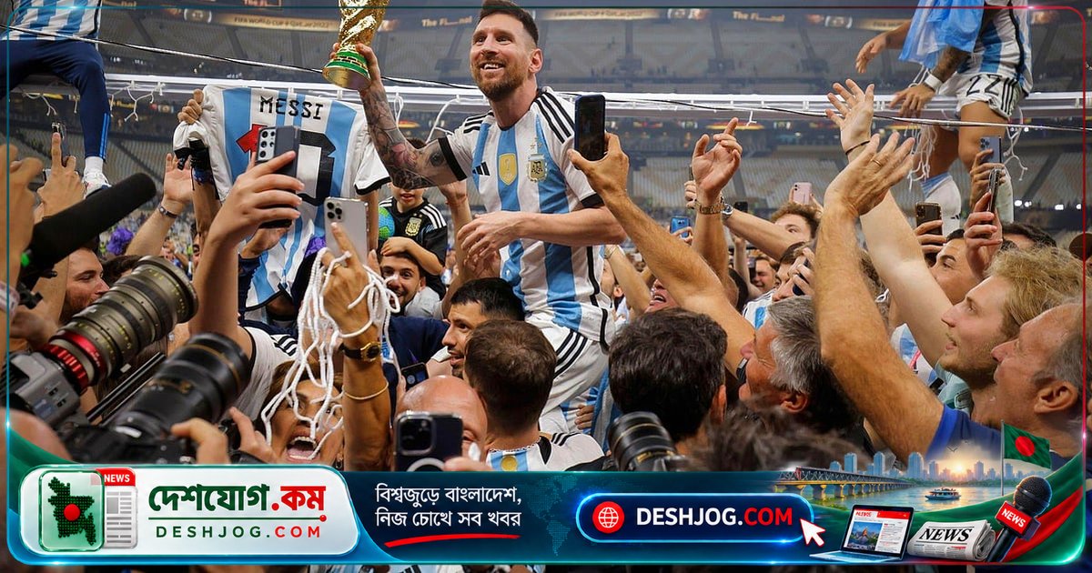 মেসির নীল-সাদা জার্সির শেষ অধ্যায়: ২০ বছরের কিংবদন্তি ফুটবলার বিদায়ের গল্প
