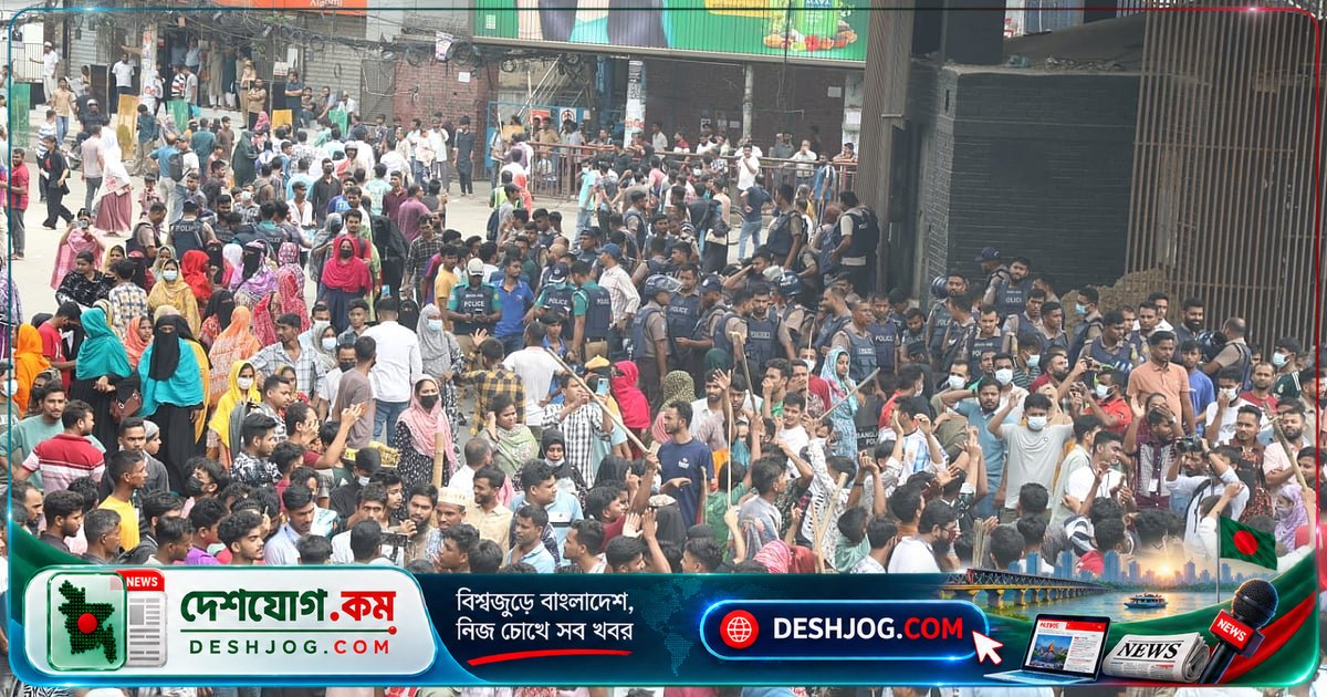 মিরপুরে পোশাক কারখানার শ্রমিকদের ৩০ হাজার টাকা বেতন দাবিতে সড়ক অবরোধ ও ভাঙচুরের ঘটনা