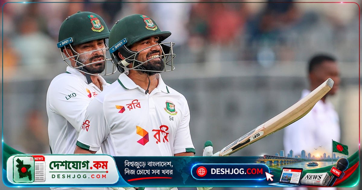 মিরপুর টেস্টের প্রথম দিনে আলোর অভাবে বন্ধ খেলা, সাদমানের সেঞ্চুরি থেকে এক রান দূরে