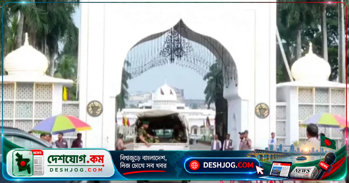 বঙ্গভবনে প্রবেশ করেছেন রাষ্ট্রপতি হিসেবে শপথ নিতে যাওয়া মির্জা ফখরুল ইসলাম আলমগীর