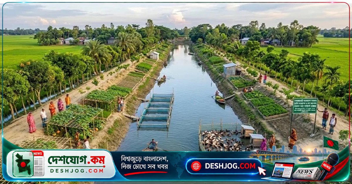 ২ হাজার ৪০০ পরিবার উপকৃত হবে: মডেল খাল কর্মসূচিতে উদ্বোধন করবেন প্রধানমন্ত্রী