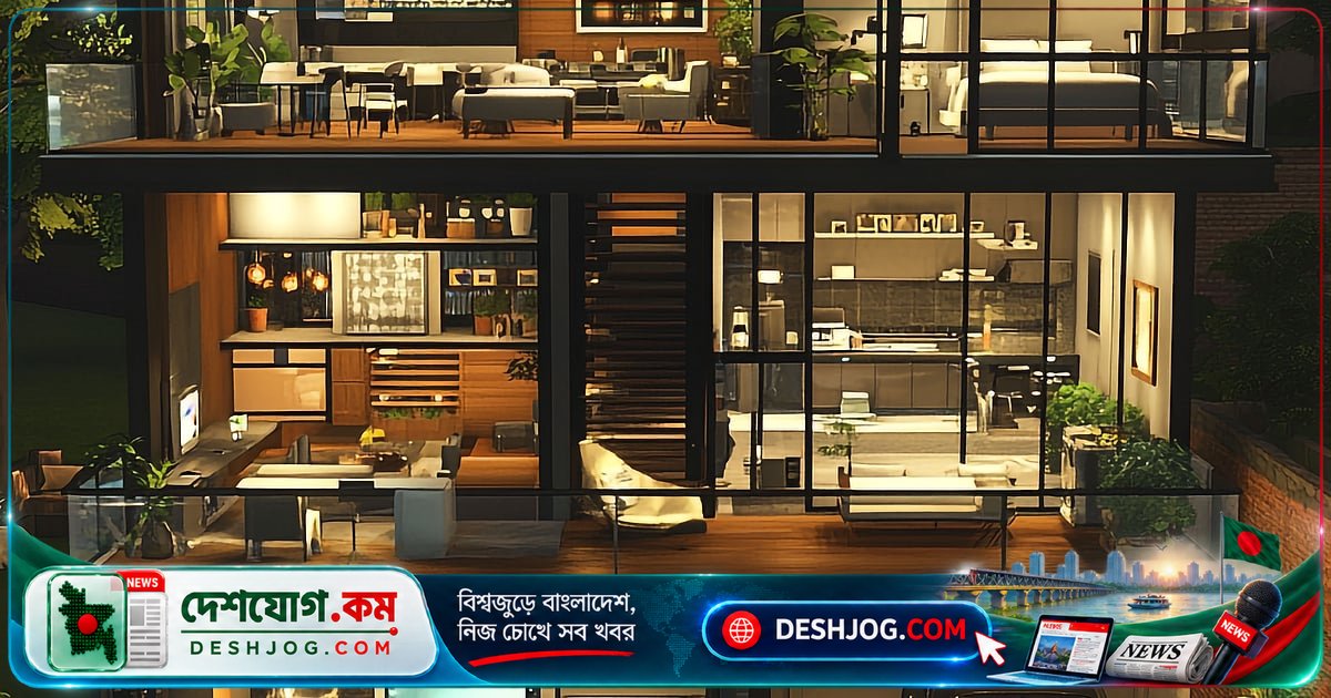 আধুনিক বাড়ির নকশা: কার্যকরতা, প্রযুক্তি ও মানসিক সুস্থতার সমন্বয়