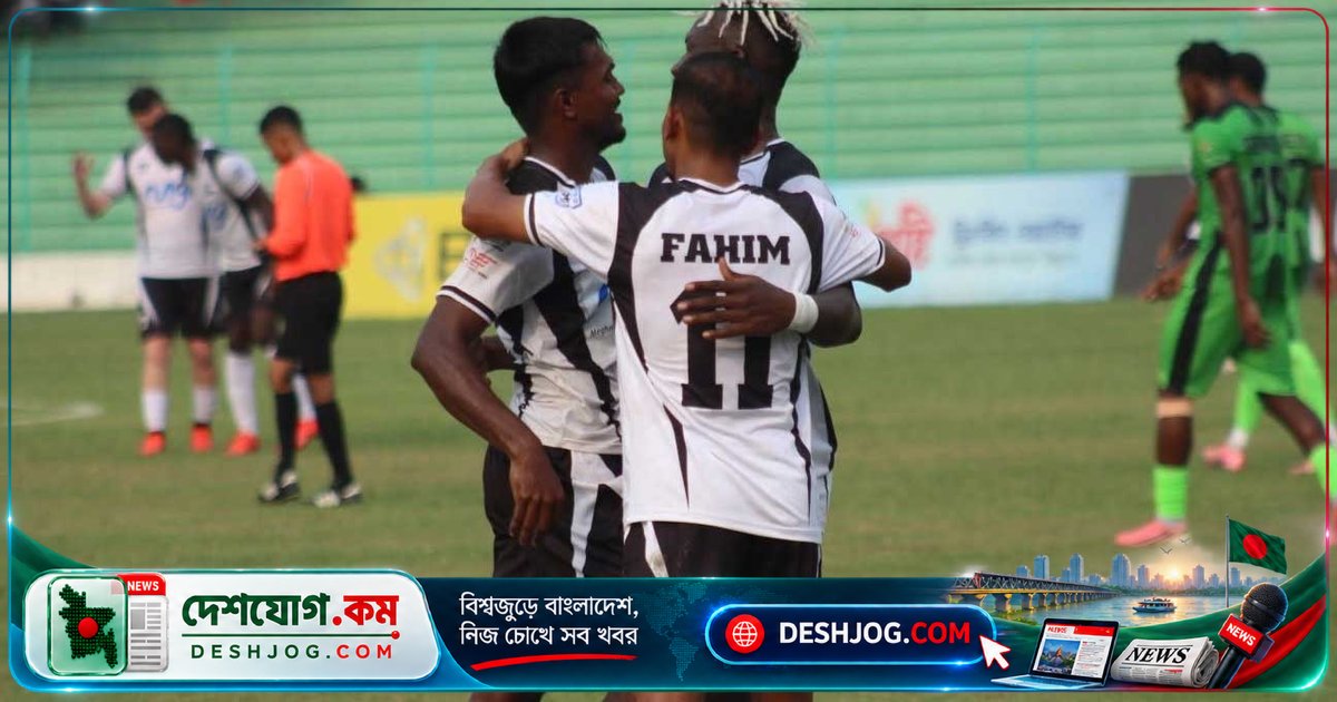 মোহামেডান স্পোর্টিং ১২ পয়েন্টে পুলিশের ঘাড়ে চাপিয়ে দিচ্ছে লিগের শীর্ষ লড়াই
