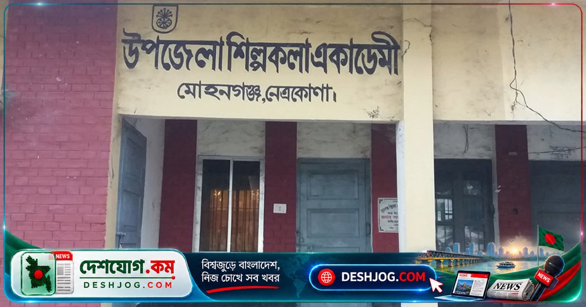 মোহনগঞ্জের সাংস্কৃতিক ঐতিহ্য ধ্বংসের পথে: শিল্পকলা একাডেমি বন্ধে থমকে সাংস্কৃতিক চর্চা