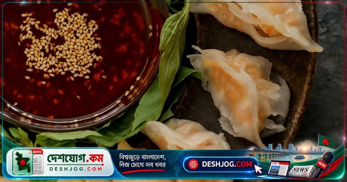 মোমো তৈরির নতুন রেসিপি: চিংড়ির পুর দিয়ে